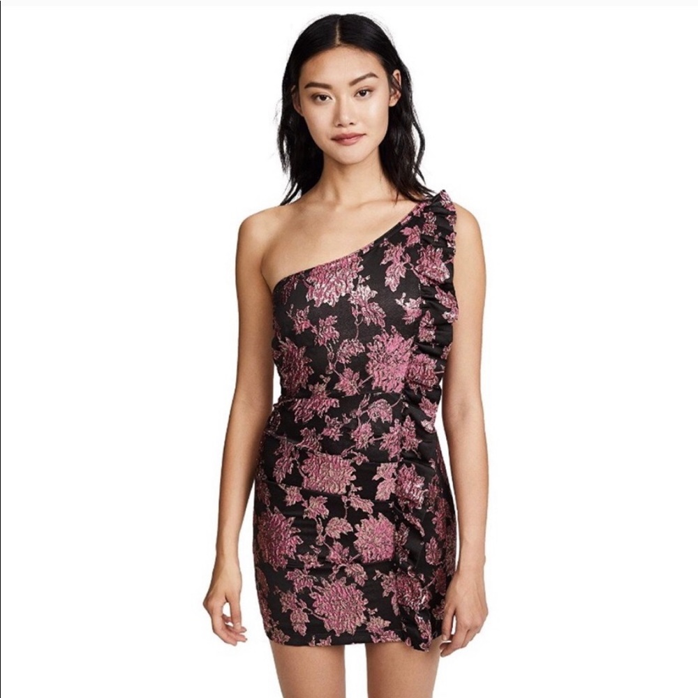 For love and lemons luella jacquard mini dress